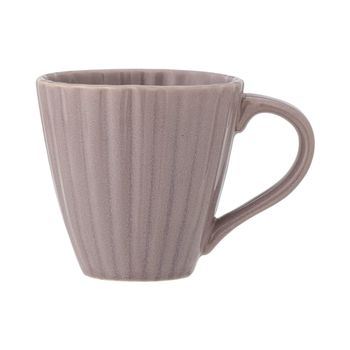 Taza de gres rosa h8.5