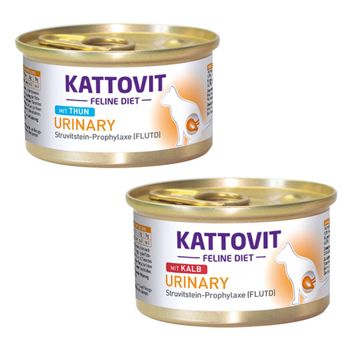 Kattovit Urinary 24 x 85 g comida húmeda para gatos - Pack Ahorro - Pack mixto