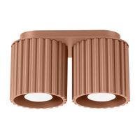 lampara de techo moca aluminio alt 12 cm