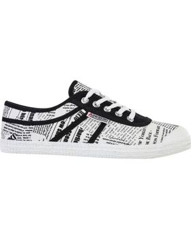 de KAWASAKI ZAPATILLAS LONA ESTAMPADO PERIÓDICO KAWASAKI NEWS PAPER K202414 1002 BLANCO 1002 WHITE
