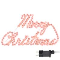 cartel de navidad 216 led rojo 99 x 55 x 13 cm hierro vidaxl