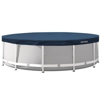 Cubierta Para Piscina  Ø366 X 20 Cm Redondo Pvc Y Pet Intex