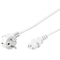 goobay cable de alimentacion schukoc13 25m blanco