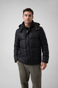 Chaqueta Acolchada Con Monograma