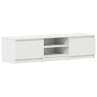 mueble para tv madera contrachapada blanco 140x40x355 cm vidaxl
