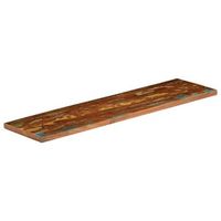 tablero mesa  tablero escritorio rectangular madera maciza reciclada 110x30x38 cm