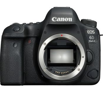 Canon EOS 6D Mark II DSLR Camera - Black, Body Only, Black