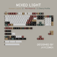 cherry-teclas pbt para juegos teclado mecanico con luces mixtas coreano ingles gmk clon 151 teclas gmk67