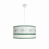 colgante de diseno caledonia 3 luces blancoverde 60 x 60 cm fabrilamp