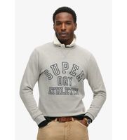 superdry para hombre m2013965a sudadera estampada athletic gris xxl casual algodon