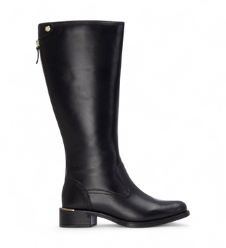 Carmela para mujer. 16264202-NEGRO Botas de Piel 162642 negro (39), 1 a 3cm, Cremallera, Casual