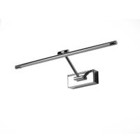 aplique led cuadros articulado aluminio niquel 48cm 10w