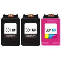cartuchos de tinta 301xl cartuchos de tinta para la impresora hp 301 xl 2negros y 1color  para hp deskjet 1000 1010 1050 1050a 1510 2050 2050a 2540 r2negros y 1color r