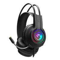 auriculares marvo hg8935 con cable usb para gaming con microfono y retroiluminacion negros