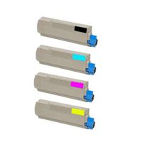 compatible multipack oki es8451 printer toner cartridges 4 pack -44059260