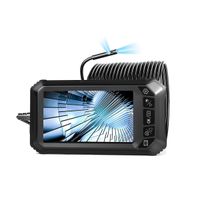 doki endoscopio industrial de doble lente camara de inspeccion pantalla ips de 5 pulgadas endoscopio industrial con 61 led camara impermeable ip67 de 8mm tarjeta de 32 gb 10 m