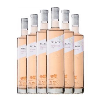 Grands Chais Vino Rosado Belrose Mediterranee Francia Joven 75 Cl 12.5% Vol. (pack De 6 Unidades)