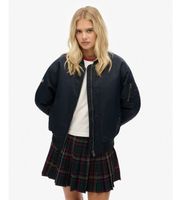superdry para mujer w5011961a cazadora bomber ma1 marino l casual poliester
