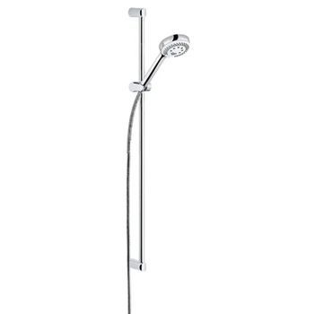 Set De Ducha Con Barra De Pared Kludi Logo 3s 900mm Ø23mm Cromado, 6839305-00