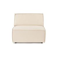 sofa de 1 plaza puzzle module o1 crema