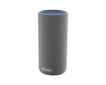CoolBox Drop G232 - Altavoz Bluetooth Potente 7W RMS x 2, Reproducción por Bluetooth 5.3 + Cable Auxiliar Incluido + Lector microSD, Resistencia al Agua IPX6, Función Manos Libres. Color Gris