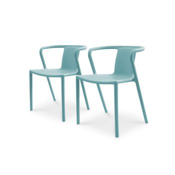 Lote De 2 Sillones De Jardín De Polipropileno