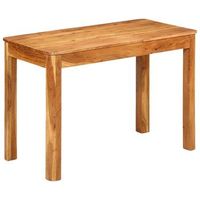 mesa de comedor madera maciza de acacia 110x55x76 cm vidaxl