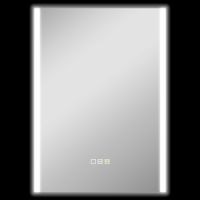 homcom espejo de bano con luz led 70x50 cm con 3 colores de luz funcion antivaho funcion de memoria ip44 horizontalvertical