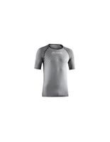 camiseta de trail lurbel spirit flux short sleeves gris hielonegro
