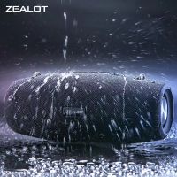 altavoz inalambrico zealot s67 con correa para el hombro altavoz portatil para exteriores resistente al agua con estereo fuerte y graves en auge tiempo de reproduccion 40h