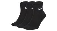 calcetines  x3  nike everyday lightweight negro unisex