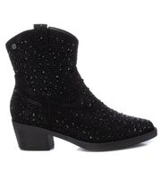 xti para mujer 14311601-negro botines 143116 negro 40 3 a 5cm ante cremallera casual