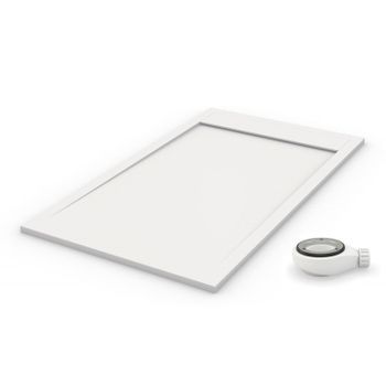 Plato De Ducha Ambiente Blanco - 80x200cm - Resina Con Cargas Minerales