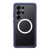funda para movil otterbox defender xt cover plastico purpura transparente con imanes para galaxy s25 ultra