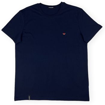 Organic Monkey Tops y Camisetas T-Shirt Watermelon - Navy para hombre