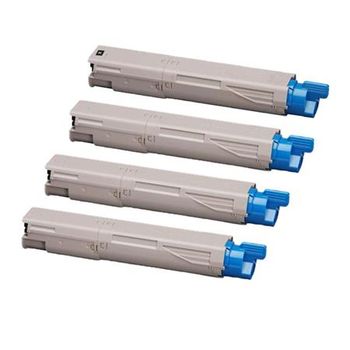 Compatible Multipack OKI C3530 Printer Toner Cartridges (4 Pack) -43459324