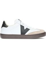 de victoria zapatillas victoria berlin 1126186h blancas con detalles multicolores y efecto piel serraje blanco