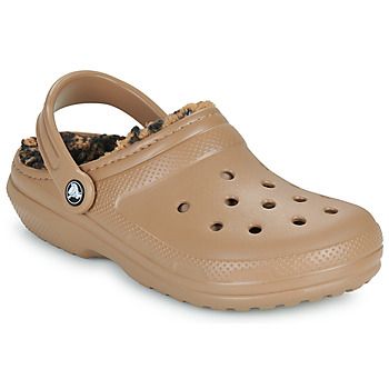 Crocs Zuecos Classic Lined Animal Clog para mujer