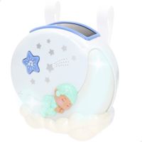 play - proyector de cuna con luz y musica proyeccion de estrellas colores en movimiento melodias relajantes control de volumen modos de luz juguete para bebes desde 0 meses estimula sentidos