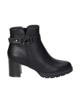 Botines De Tacón Hispaflex 2411 Negros Para Mujer 36