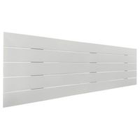 cabecero de madera reciclada dm estilo palet horizontal 150x46cm camas 150 - blanco solido