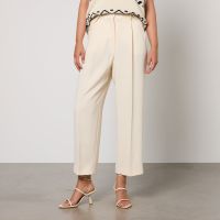 weekend max mara ronchi crepe trousers - uk 8