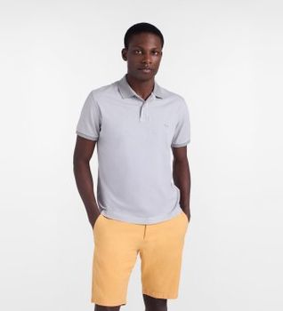Harmont & Blaine para hombre. LRQ484021909 Polo Marca gris (L), Casual, Algodón, Manga corta