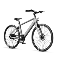 bicicleta electrica freedare jb1018 de cuadro bajo 275 bafang 250 w transmision por correa gris