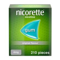 nicorette original gum 4mg - 210 pieces