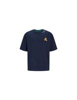 camiseta jack  jones jorcole back print tee ss volume mni navy