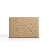 cabecero agata para cama de 135 de polipiel camel 154x115x8 matris