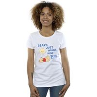 disney camiseta bears just wanna have sun para mujer