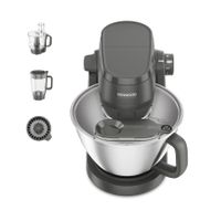 kenwood batidora amasadora con soporte multi tasker gris con procesador de alimentos khc30050gy