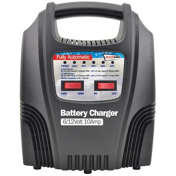 10amp Automatic Battery Charger with LEDs